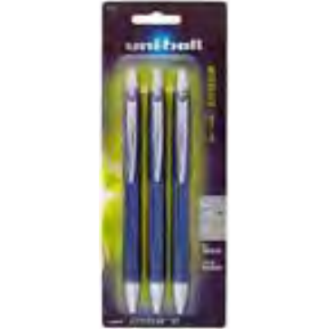 Uniball Jetstream Black fine Point, 3 ct