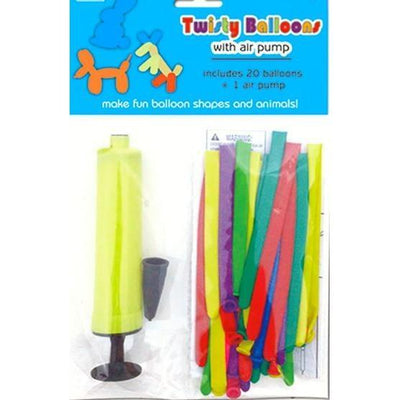 Twisty balloons (20 balloons + air pump)