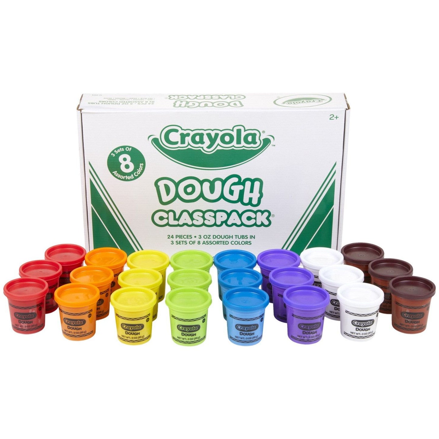 Crayola Modeling Dough Classpack 3oz, 8 Colors 24/pk