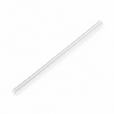 Jumbo Clear Unwrapped Straw 7 3/4"  - 500/Box