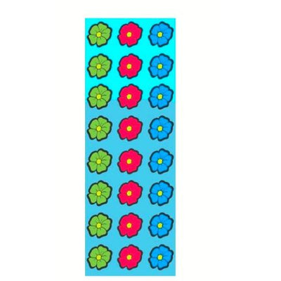 Flower Die Cut Stickers Large (25 Sheets)