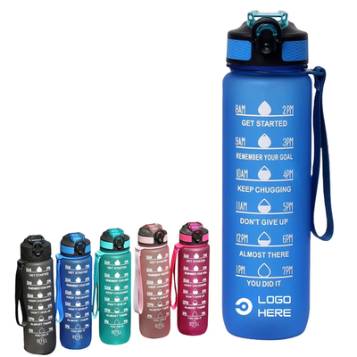 32 Oz Drink Bottle With Get Started...Sayings 1/pc