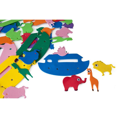 Noah's ark Foam Cutouts 50/pk 5"x 2 3/4" (Discontinued)