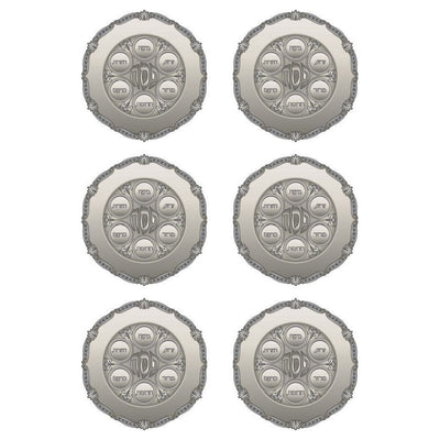 Seder Plate Stickers 50mm Round Color Print 10/pk