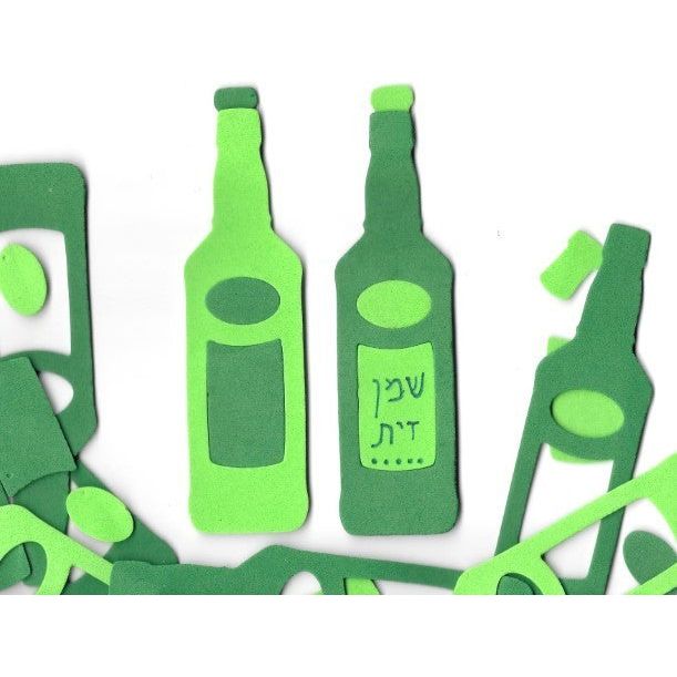 Foam Shape Bottle of olive oil