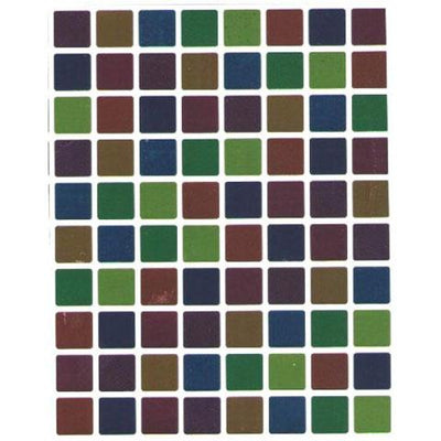 Metallic Square Stickers 1/2" (10 Sheets)