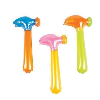 Inflatable Neon Hammers 14" 12/pk