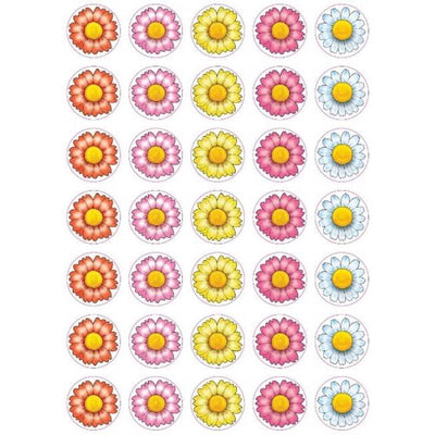 Flower Stickers 3/4" (10 Sheets)