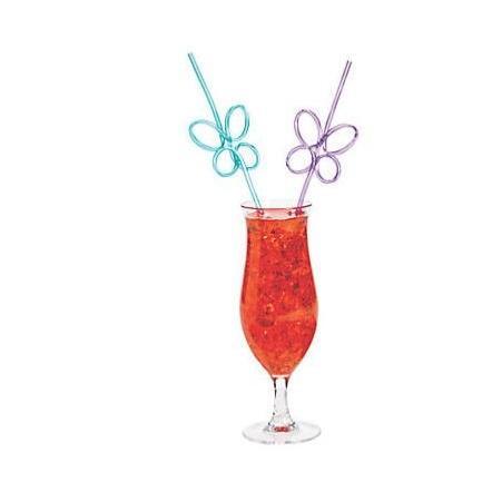 Butterfly Silly Straws 12/pk