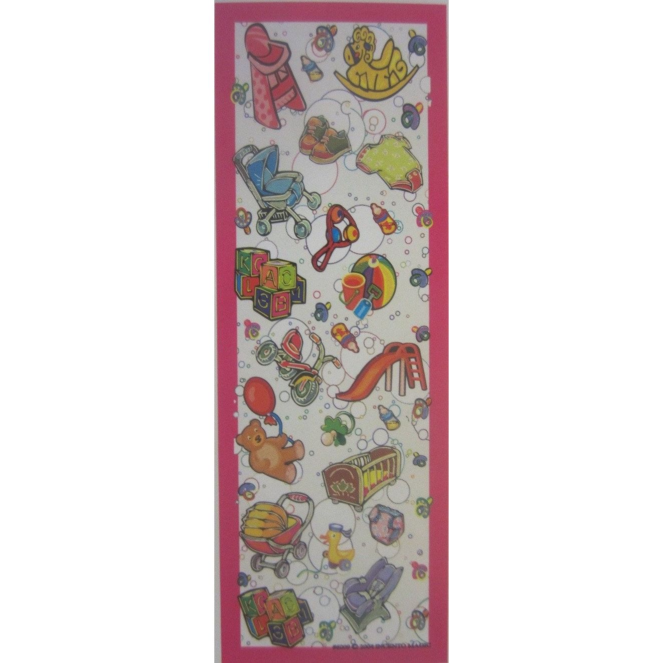 Baby Items Stickers Die Cut (6 Sheets)
