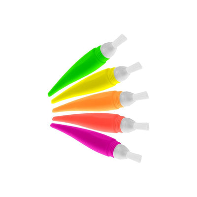 Paint brush pens 5/pcs Washable Neon assorted