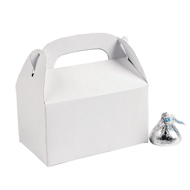 White Treat Box 3" x 1 3/4" x 2 5/8" 24/pk