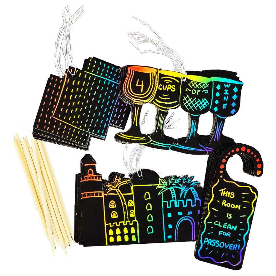 Passover Scratch Paper Kit