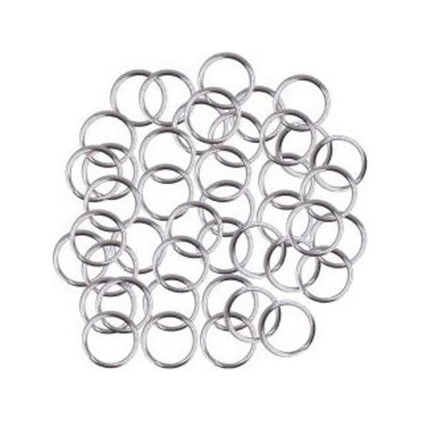 Open Jump Rings 6mm 100/pk