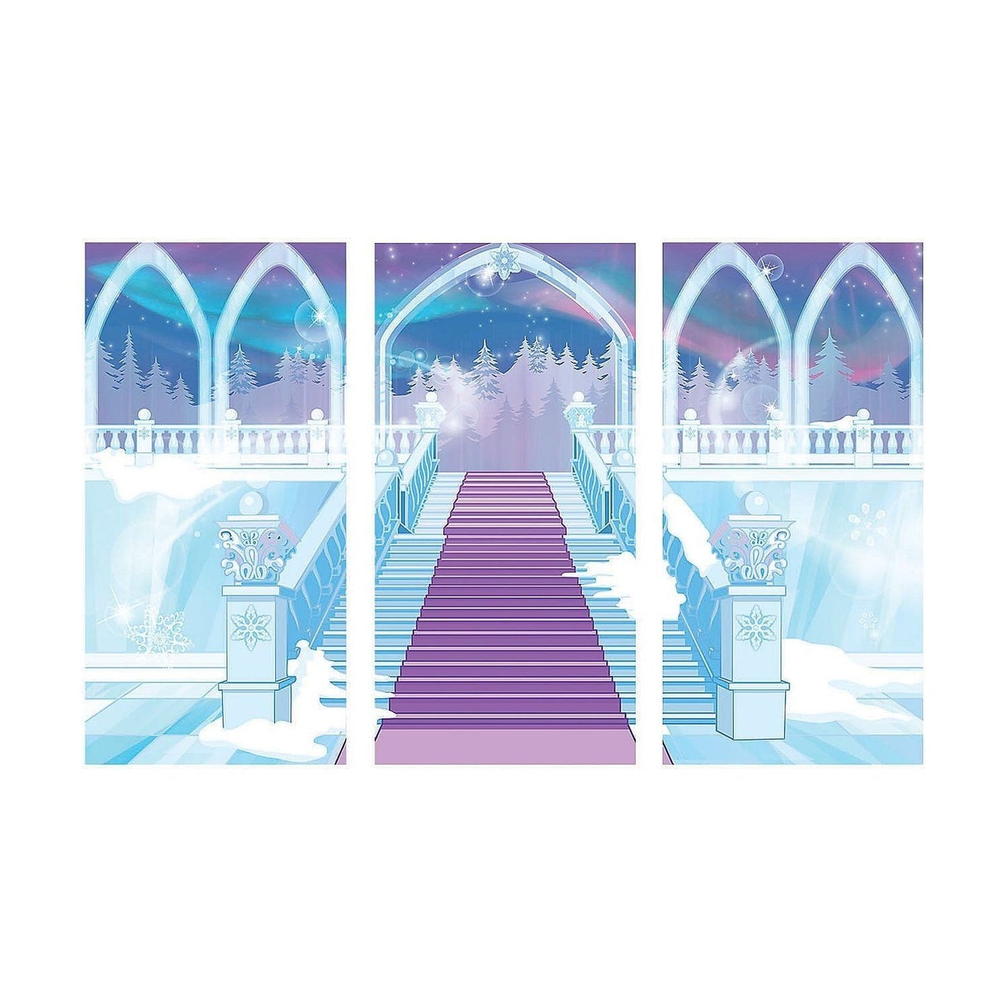 Winter Princess Backdrop, 9 ft. x 6 ft. 1 Pc.