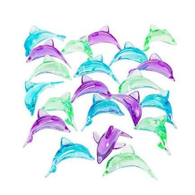Dolphin Table Tossers  1 3/4" x 1" 48/pk