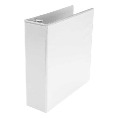 View Binder (White, 1", Round Rings)