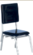 1950's Style Black Chair