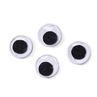 Paste On Wiggle Eyes (15 mm, 50/pk)