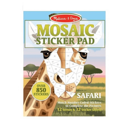 Safari Mosaic Sticker Pads