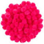 Pom Poms (Hot Pink, 3/4", 100 Pack)