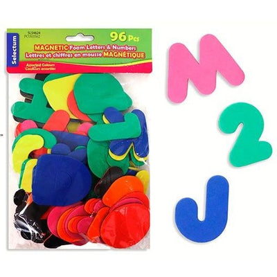 Magnetic Foam Letters And Numbers 2" 96pcs