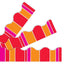 Stripe-tacular Snazzy Red Trimmers Border 2 1/4in x 39ft 12/pk