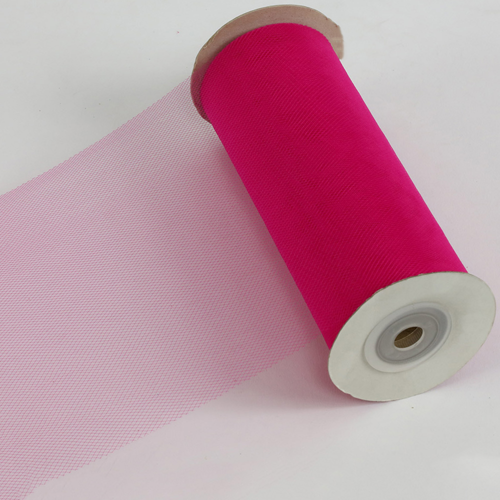 Tulle 6" 25 Yds Fuchsia