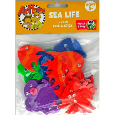 Felt Stickers Sea Life Fish 12/pcs