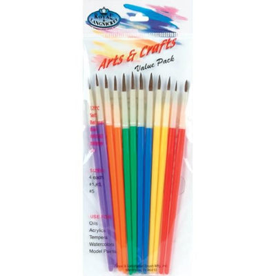 Arts and Craft Brush Set 12/pk