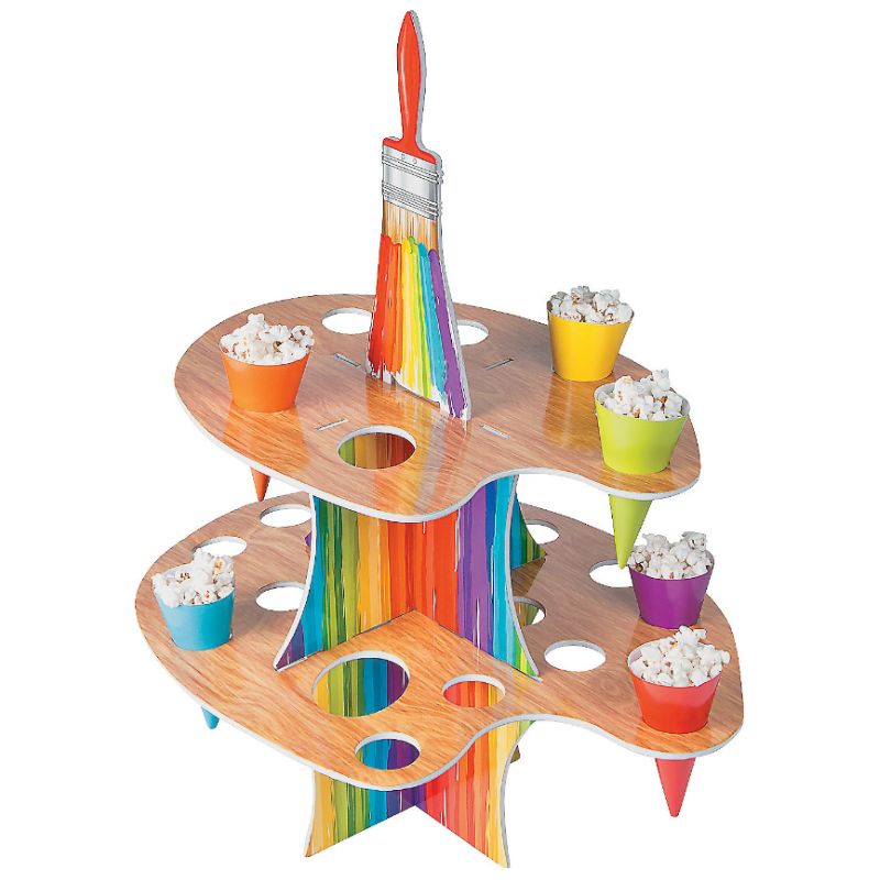 Foam Artist Party Treat Stand with Cones 19" x 2 ft