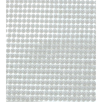 Adhesive Rhinestone Pearls White 4mm 1000/pk