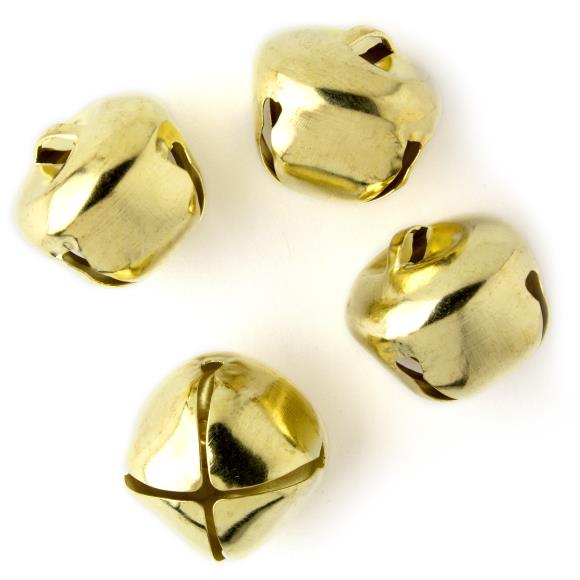 Jingle Bells (Gold 1.375" 4/pk) (Closeout)