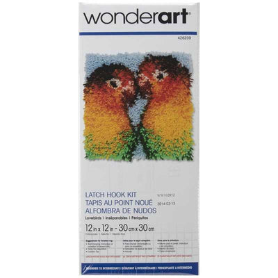 Caron Wonderart Latch Hook Kit 12"X12"