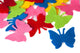 Butterfly Felt Shapes 2 3/4" x 2 1/4" 20/pk Discontinued