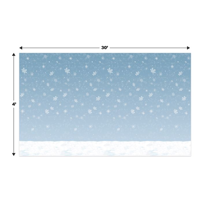 Winter Sky Backdrop 4' x 30' 1/Pkg