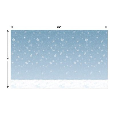 Winter Sky Backdrop 4' x 30' 1/Pkg