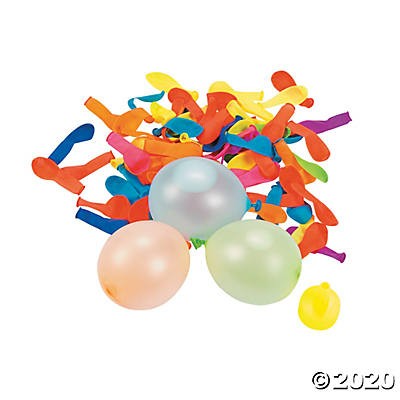 Latex Water Balloons with Filler 80/ct
