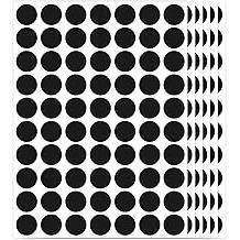 Color Coding Dot Stickers (Black) 25/sheets 3/4"