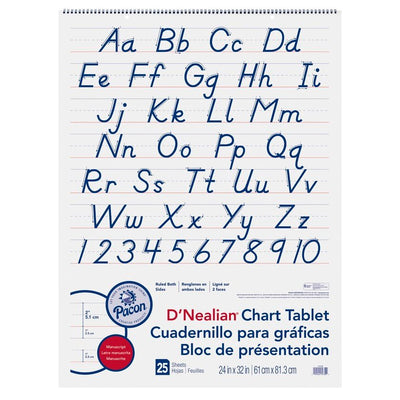 Manuscript Chart Tablet, 2" Ruled, 25 Sht.