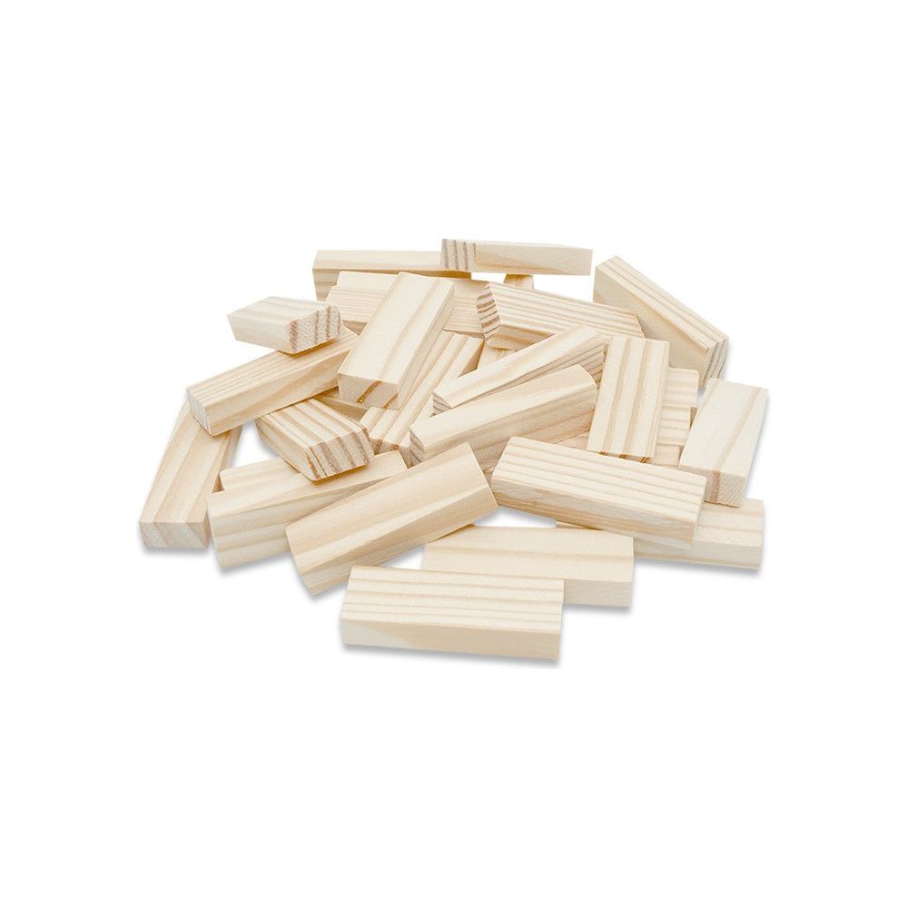 Craftwood Blocks 4.75cm x 1.5cm x 1cm 30/pk