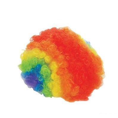 Multi Color Clown Wig 25"