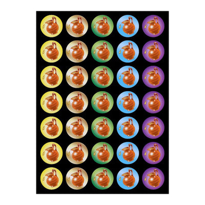 Oil Jars Sticker 3/4" 10 Sheets (closeout)