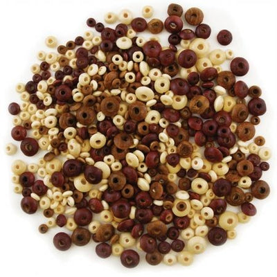 Natural Beads 40g Asst Sizes (closeout)