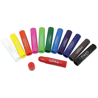 Assorted Tempera Paint Stick Pack 12ct