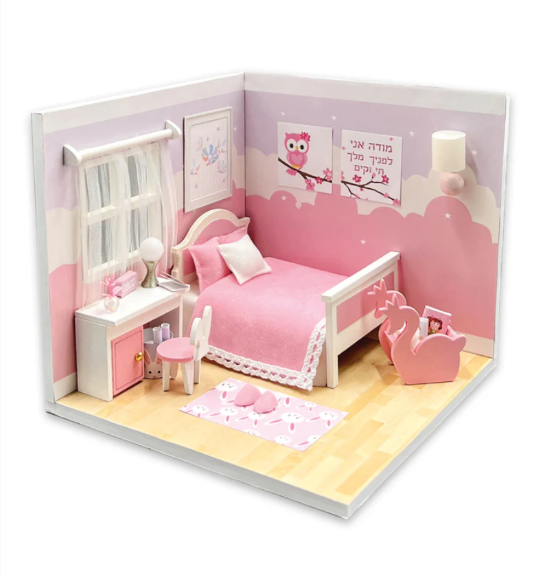 Miniature Bedroom Kit 5" x 5" x 4.5"