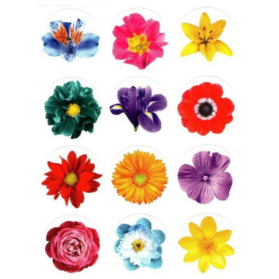 Sticker Flowers 1 1/2" (10 Sheets)