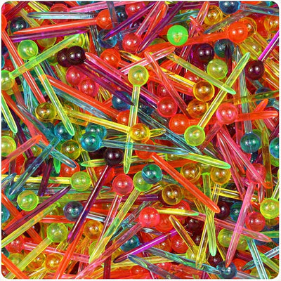 Globe Pins Assorted 25mm 1/4 lb