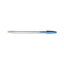 Cristal Ballpoint Stick Pen Blue 12/pk