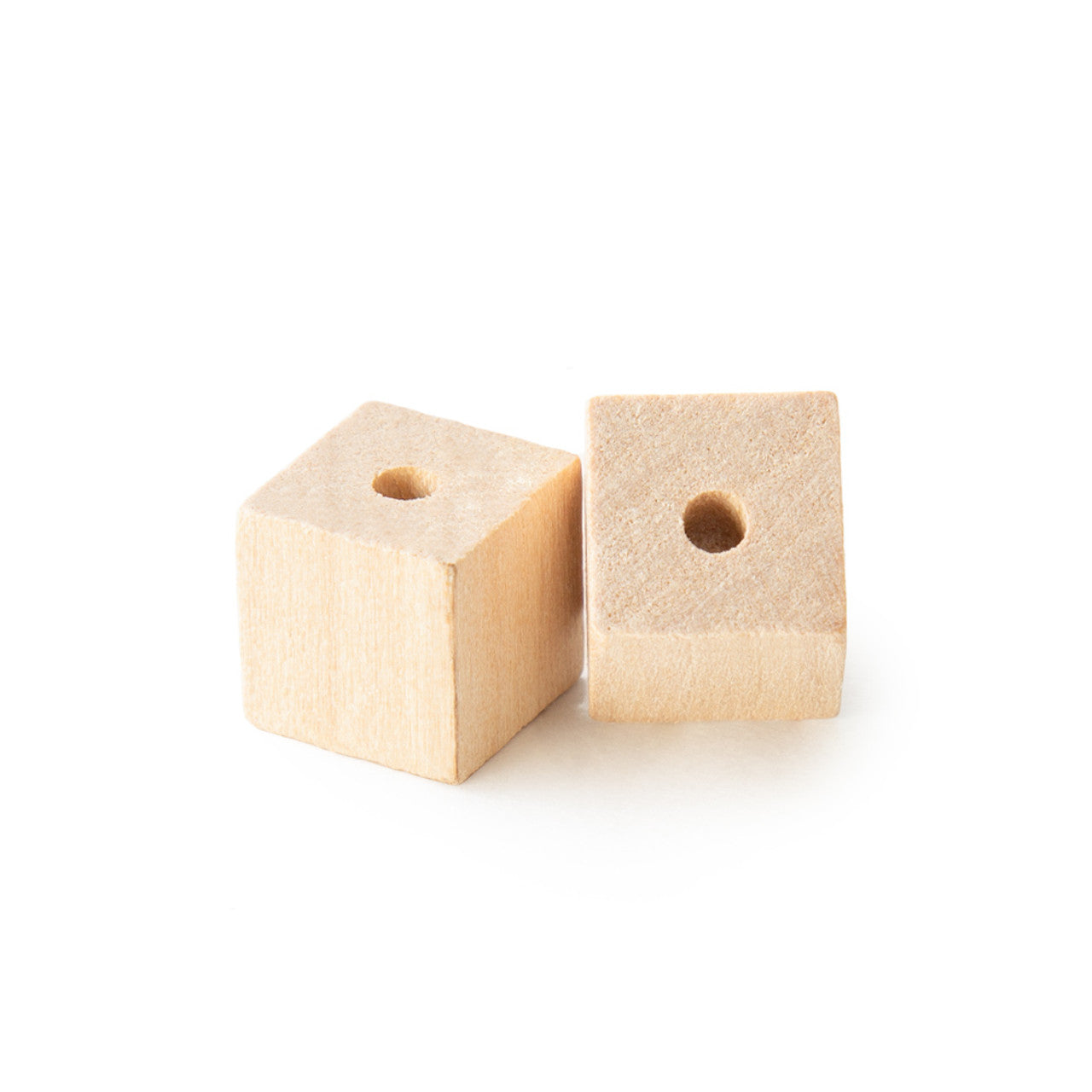 Square Beads 1/2" w/ 1/8" hole